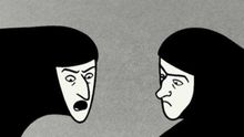 Escena de `Persépolis´, cómic de Marjane Satrapi