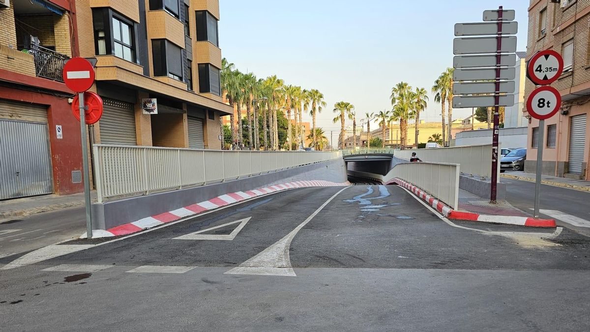 Túnel entre Alfafar i Benetússer.