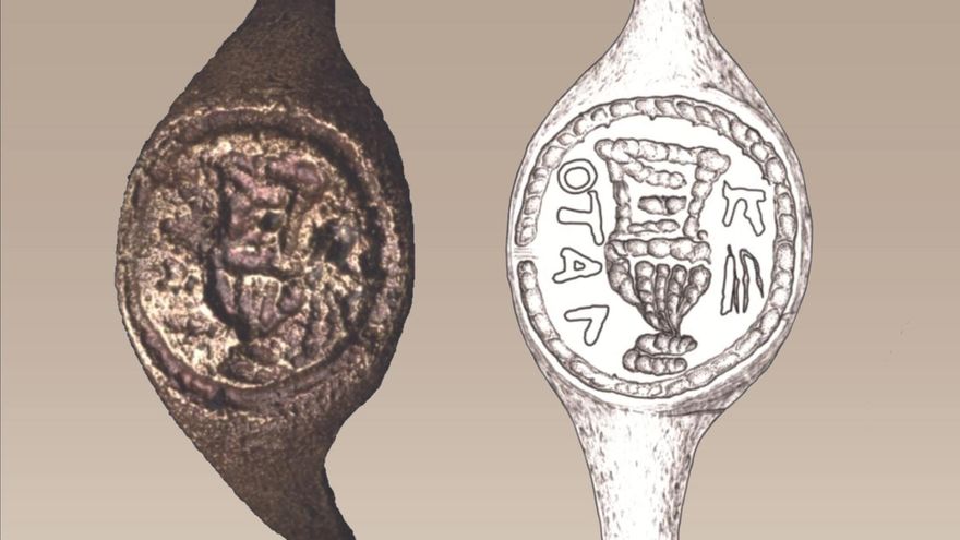 Este antiguo anillo encontrado cerca de Jerusalén podría haber pertenecido a un empleado de Poncio Pilato