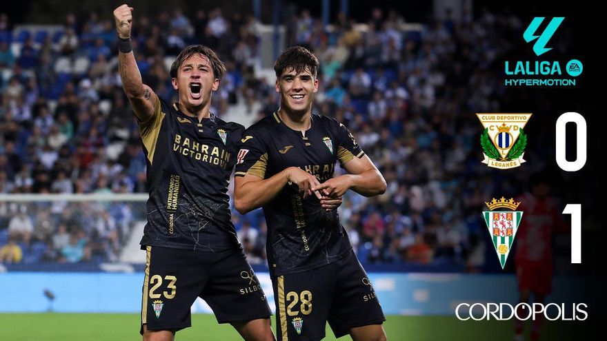Marcador CD Leganés 0-1 Córdoba CF