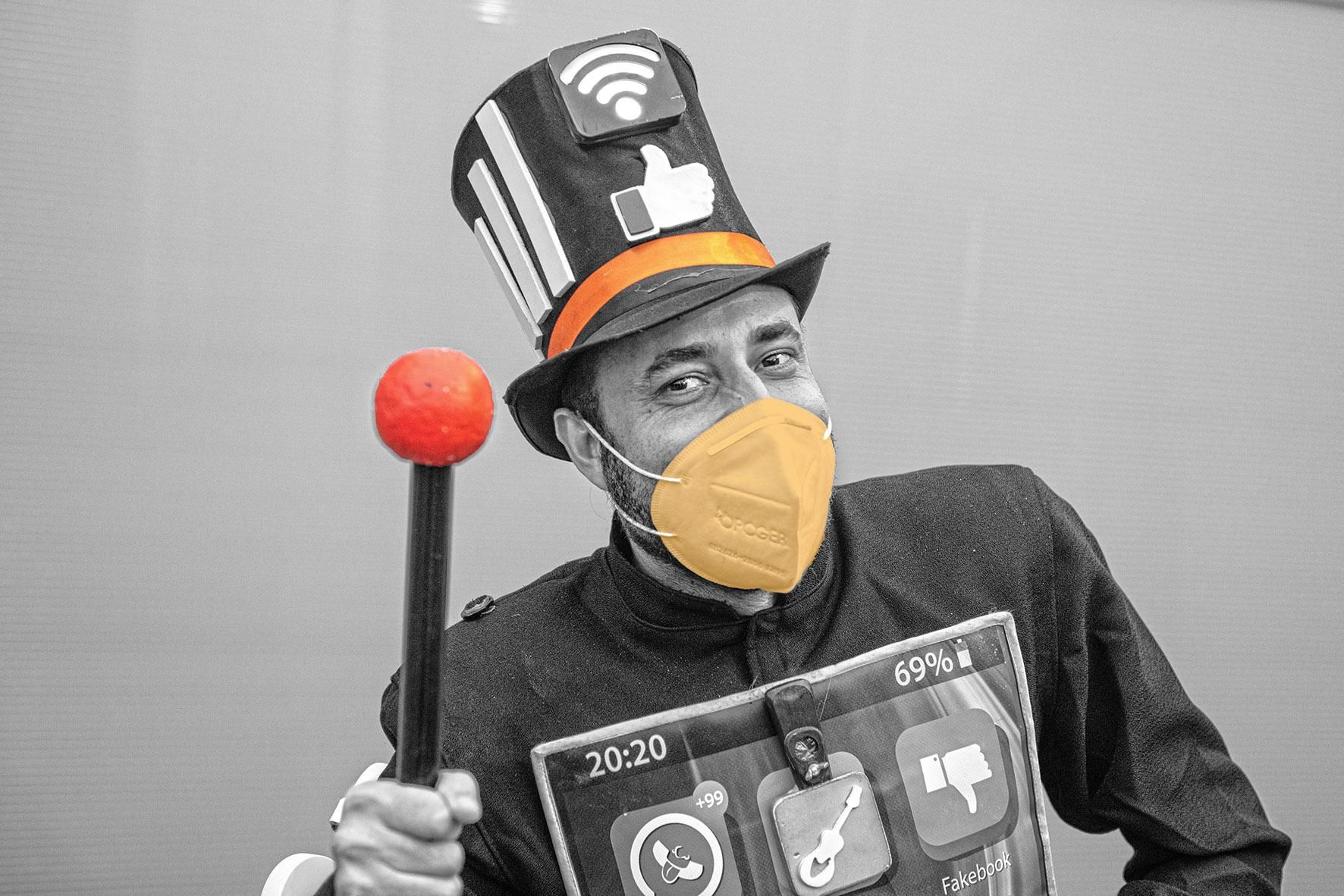 Víctor Lemes, músico e integrante de la Chirimurga del Timple. (LEANDRO BETANCOR)