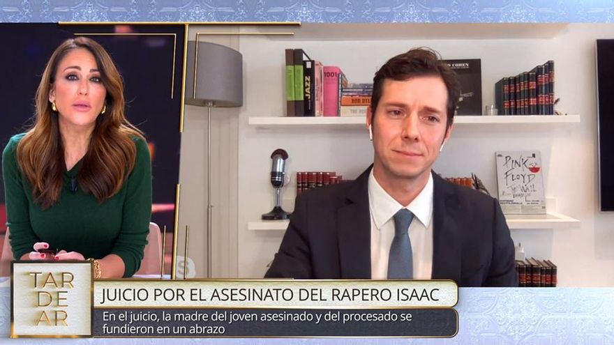 El hijo de Ana Rosa intervino por un día en 'TardeAR' para hablar de un caso en el que está trabajando como abogado