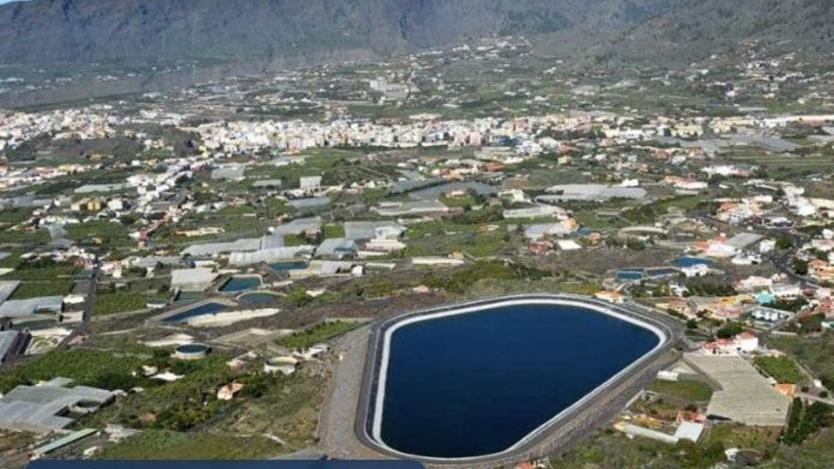 Las 13 balsas públicas de La Palma están al 41% de sus capacidad a principios de octubre, un 10% menos que septiembre