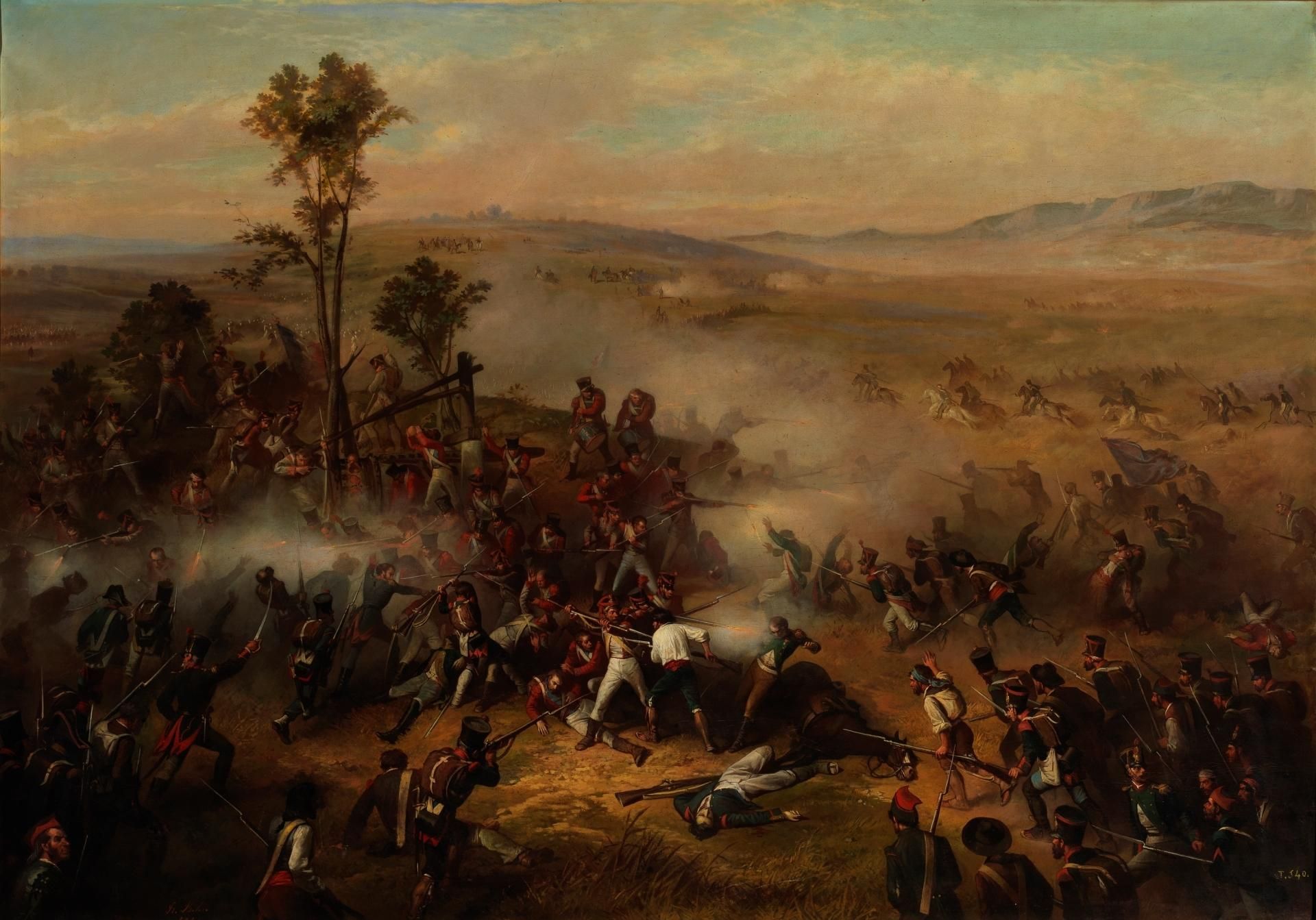 Episodio de la batalla de Bailén, de Ricardo Balaca (Museo del Prado)