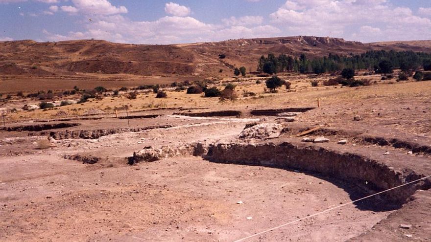 Excavaciones en el yacimiento romano de Carranque (Toledo) en 1984