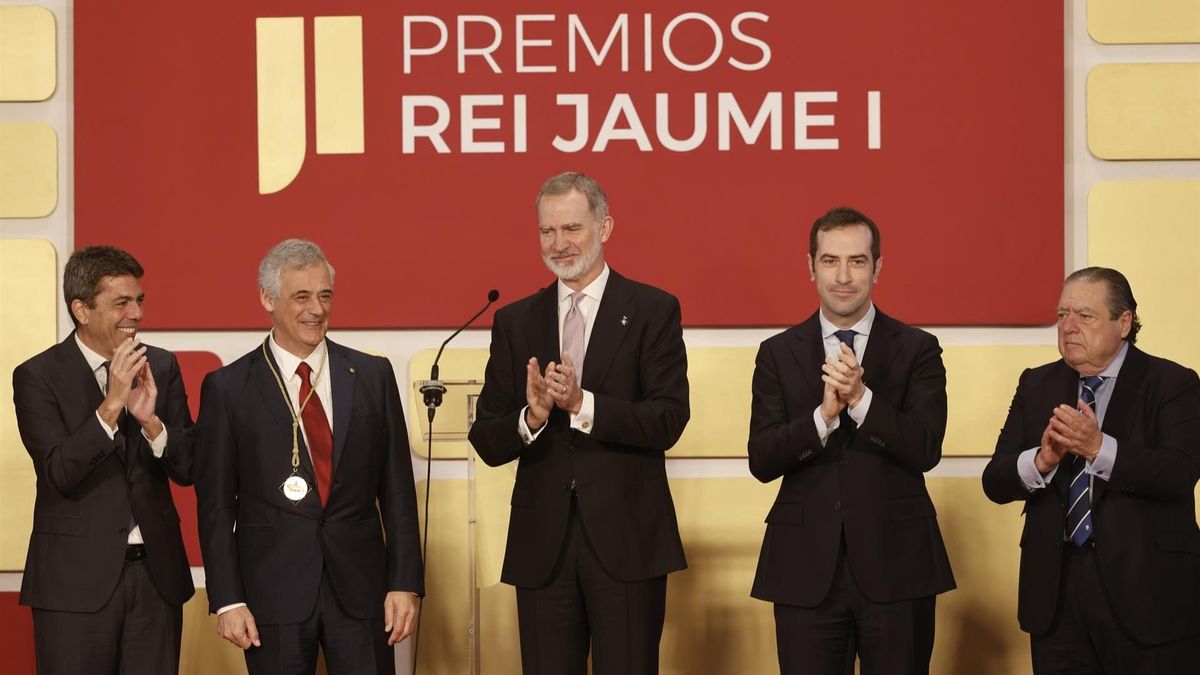 Un momento de la ceremonia de entrega de los Premios Rei Jaume I.