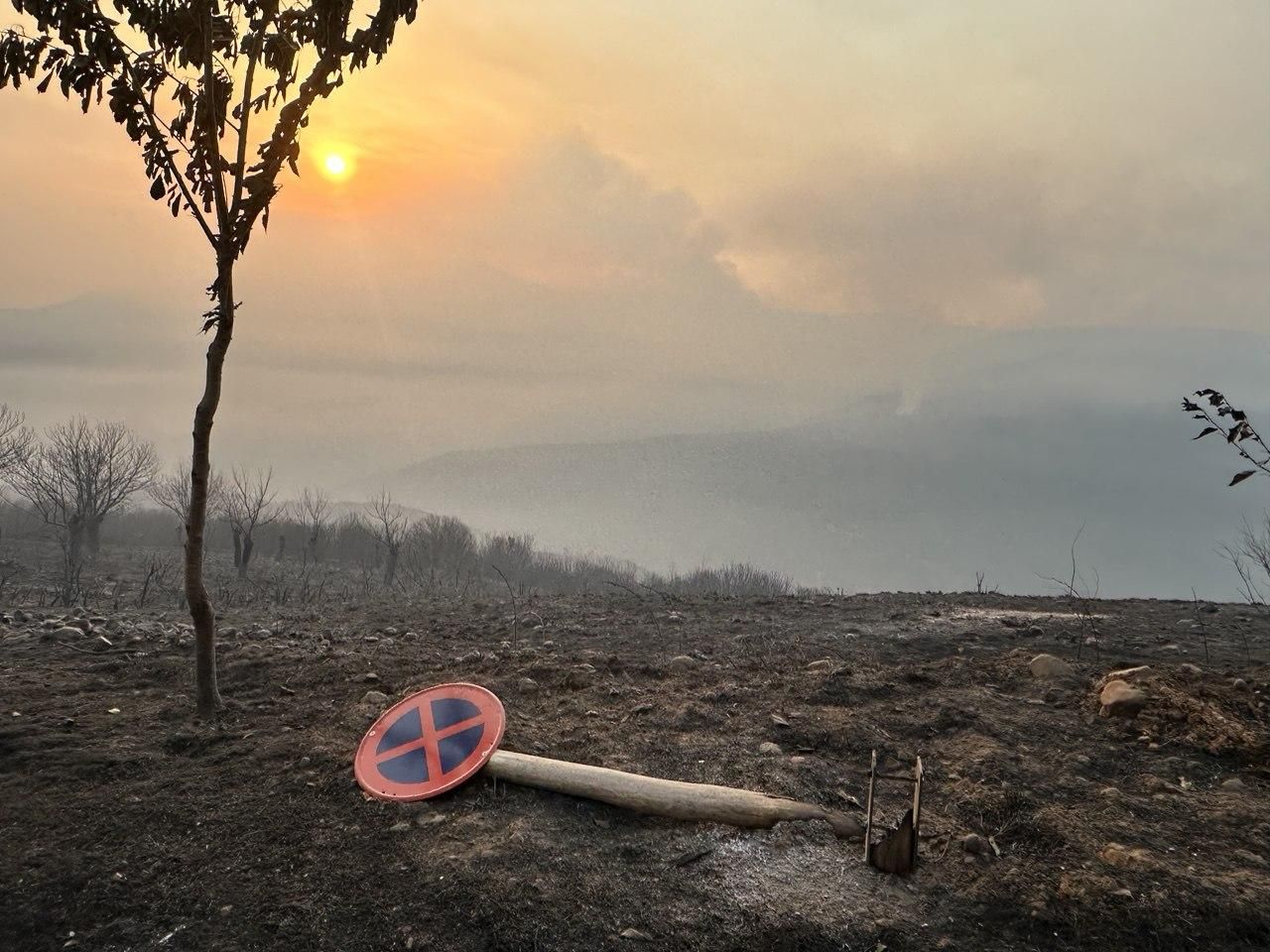Desolación en Las Médulas tras los incendios forestales