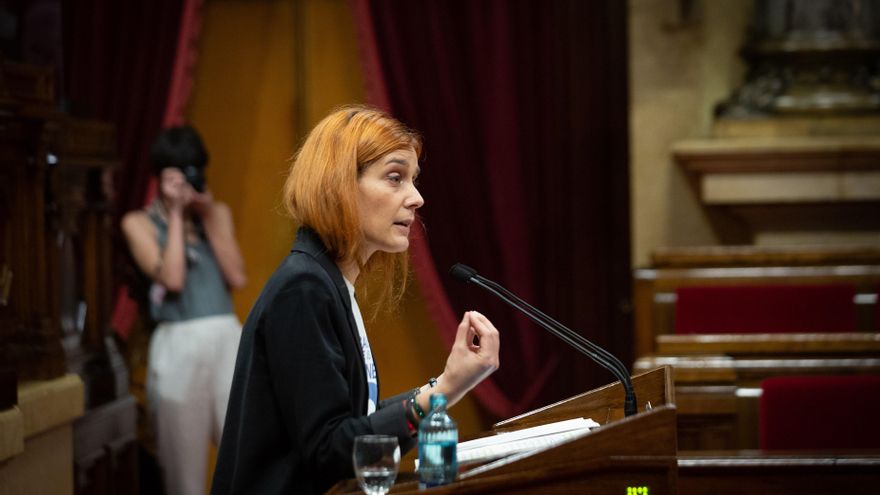 La líder de los comuns en el Parlament, Jéssica Albiach