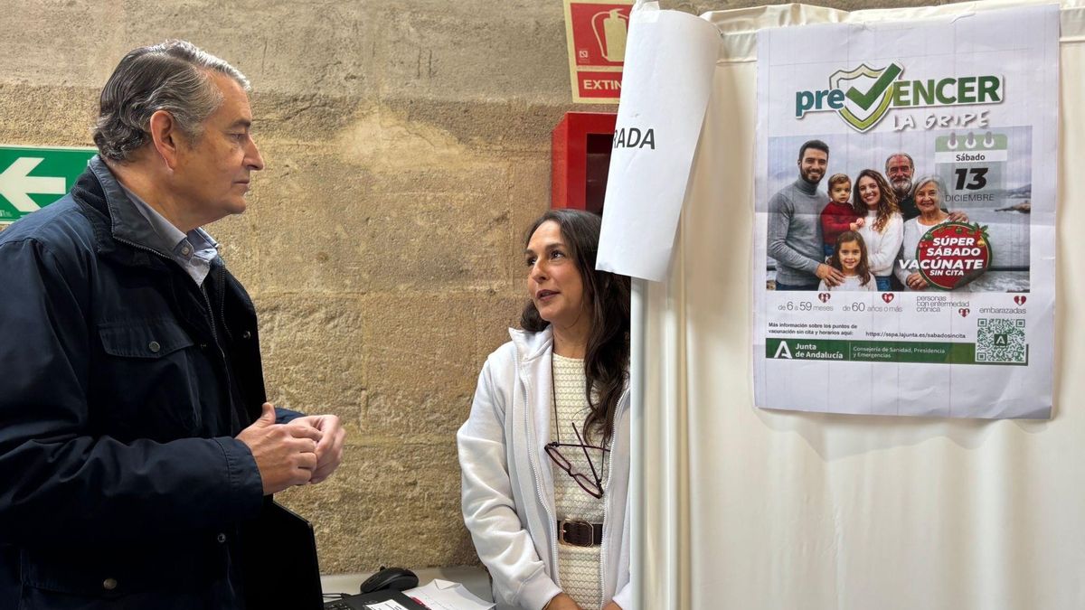 La tasa de gripe en Andalucía cae más de 30 puntos en la semana de Navidad