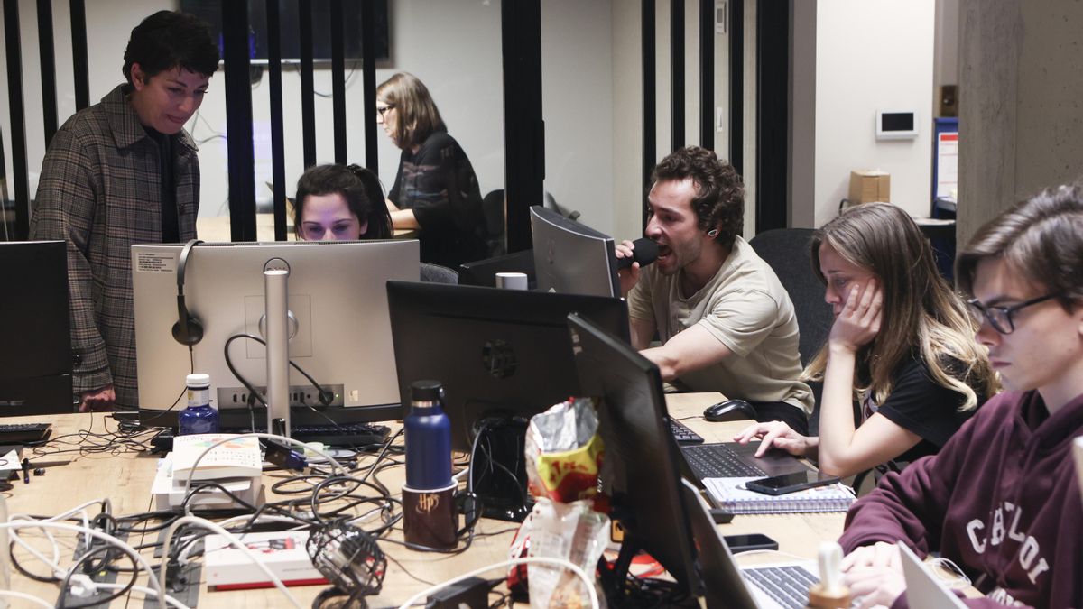 La banda Alcala Norte en la redacción de elDiario.es