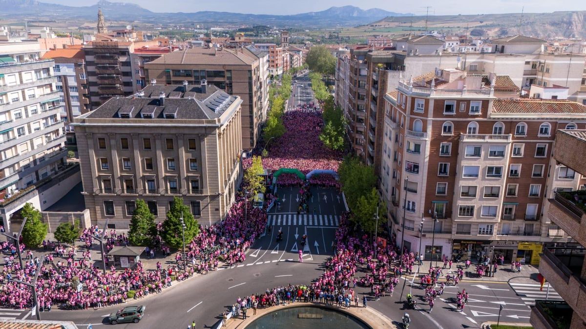 El reto de grabar la Carrera de la Mujer desde el aire: "No hay margen de error"