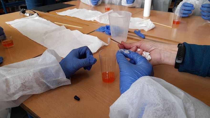 "¿Nos podemos llevar el ADN de la fresa a nuestra casa?": investigadoras acercan la ciencia al alumnado andaluz