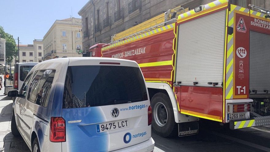 Técnicos de Nortegas y Bomberos