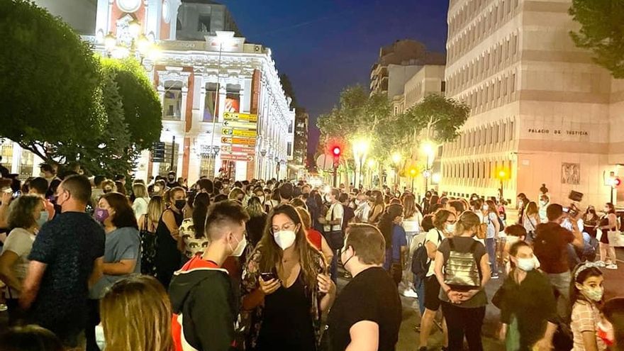 Manifestación feminista en Albacete