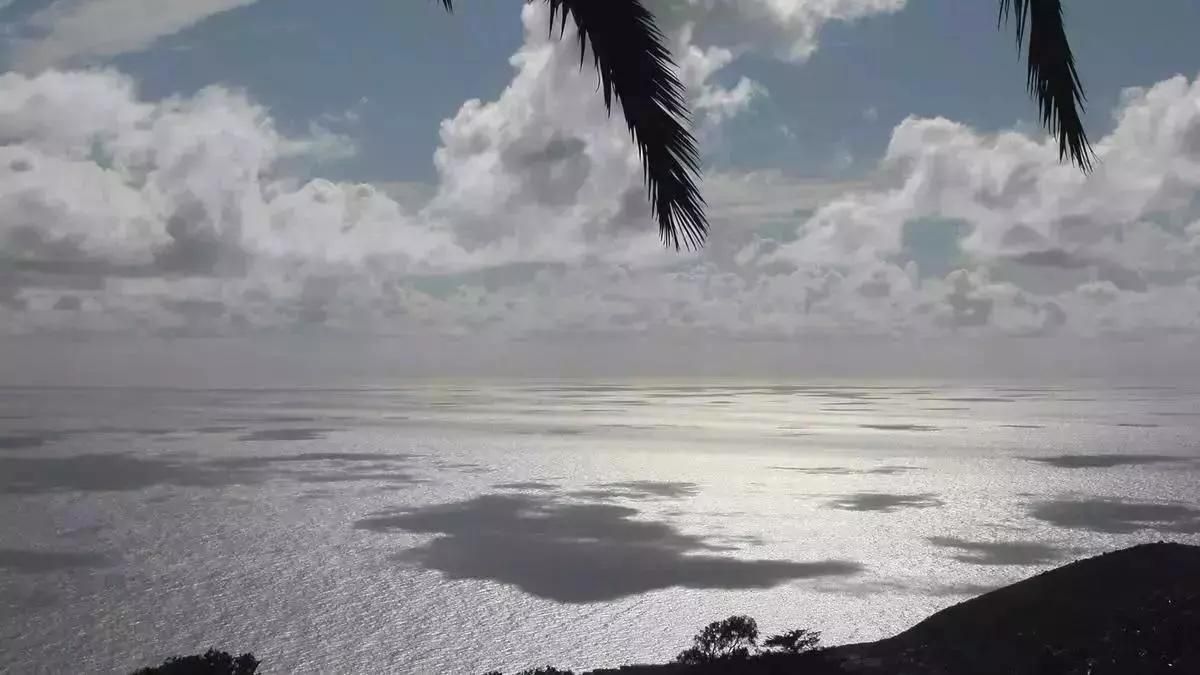 Imagen de archivo de intervalos nubosos en el este de La Palma.