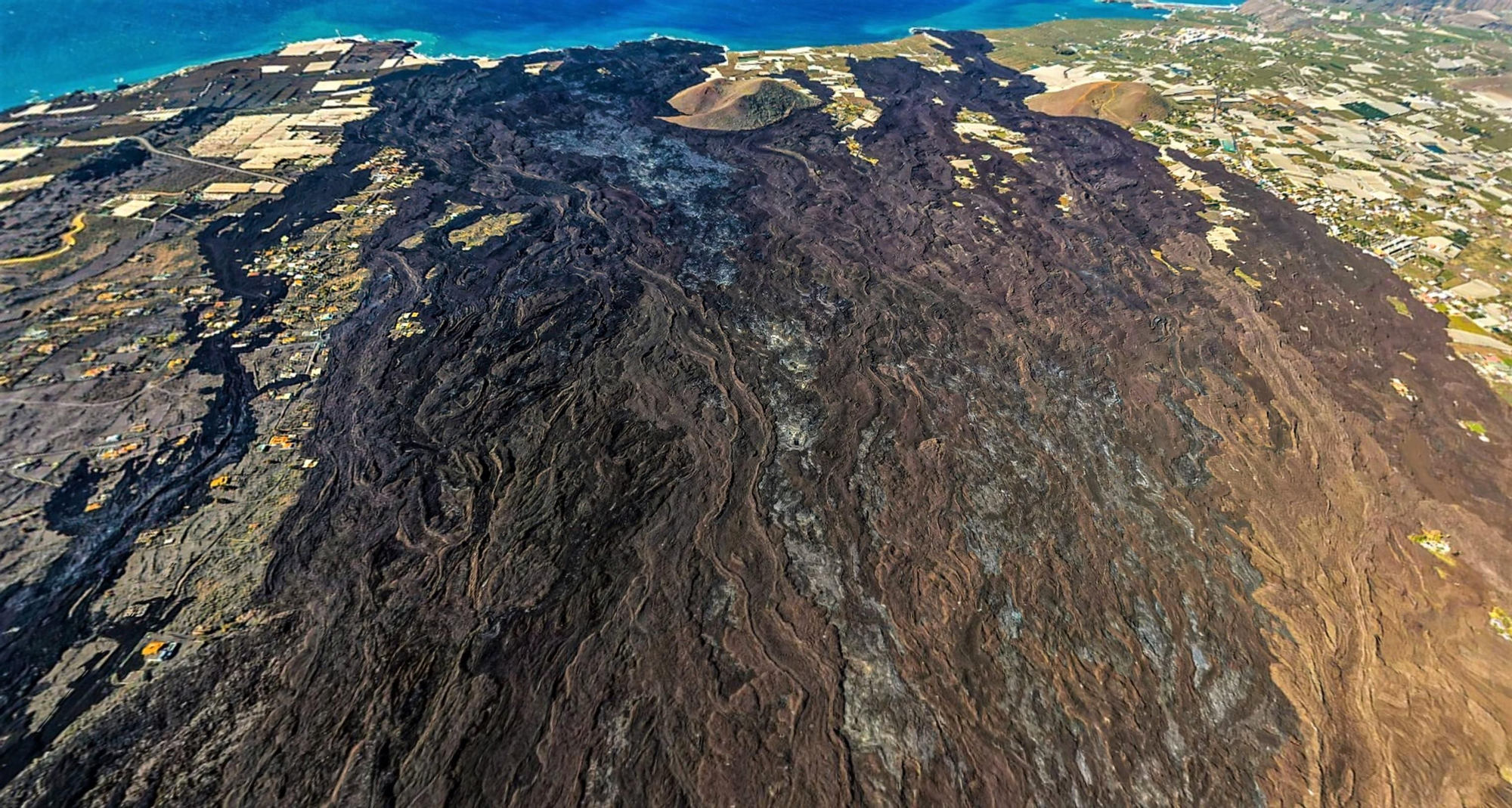 Zona afectada por las coladas. Foto: TIERRA BONITA