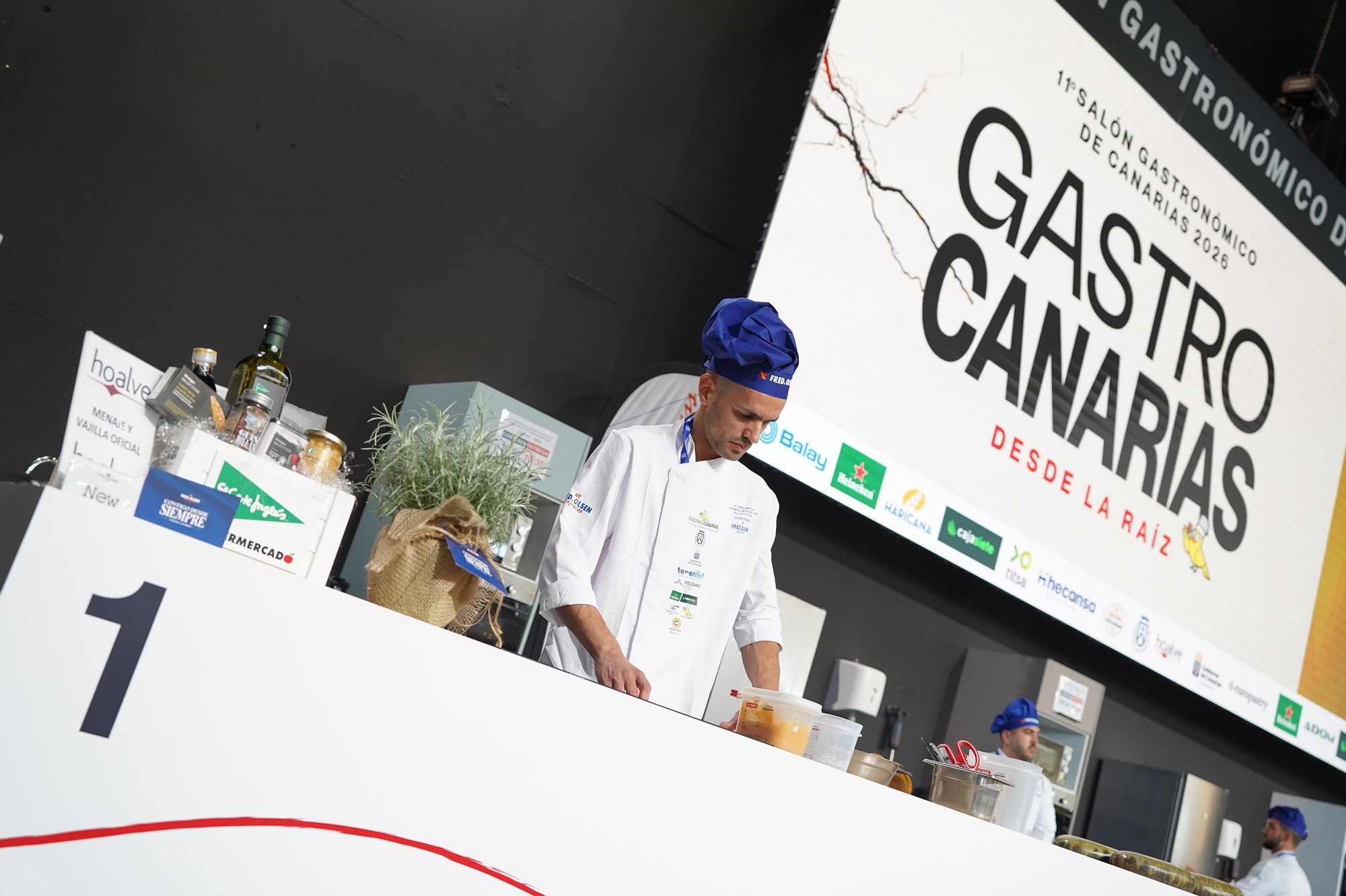 Abraham Rodríguez, integrante del equipo de Cafetería de Volcano Teide, en GastroCanarias 2026.