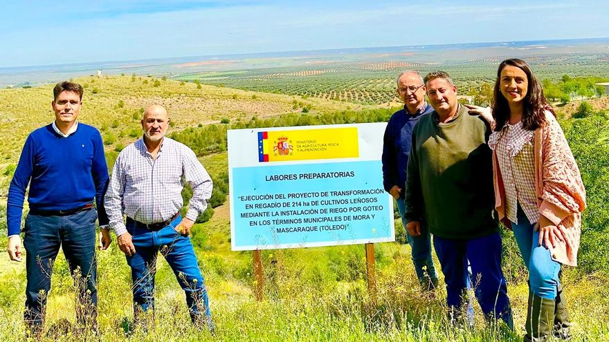 Avanza el proyecto de regadío de Mora para 214 hectáreas con más de 10 millones de euros de inversión