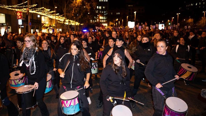 Manifestación del 25N en Barcelona