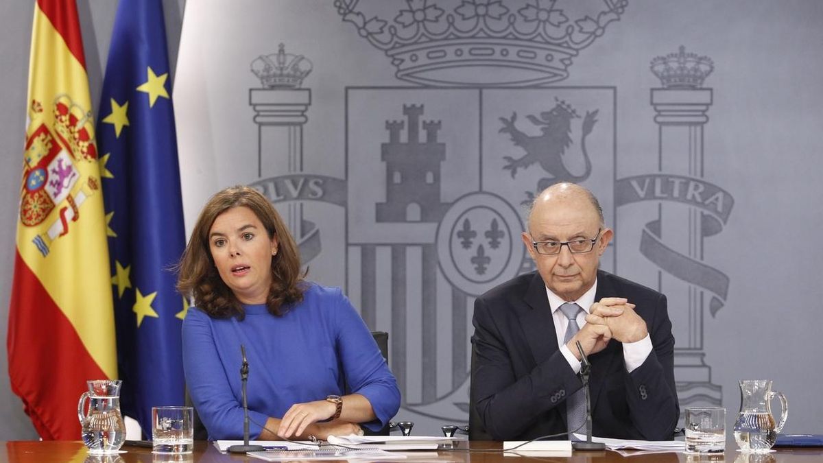 Santamaría y Montoro, en un Consejo de Ministros.