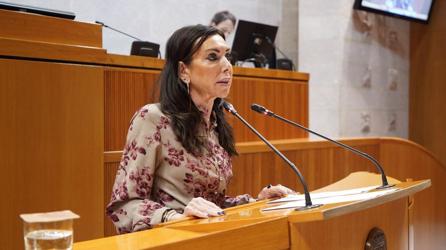 Archivo - La diputada de VOX Marta Fernández.