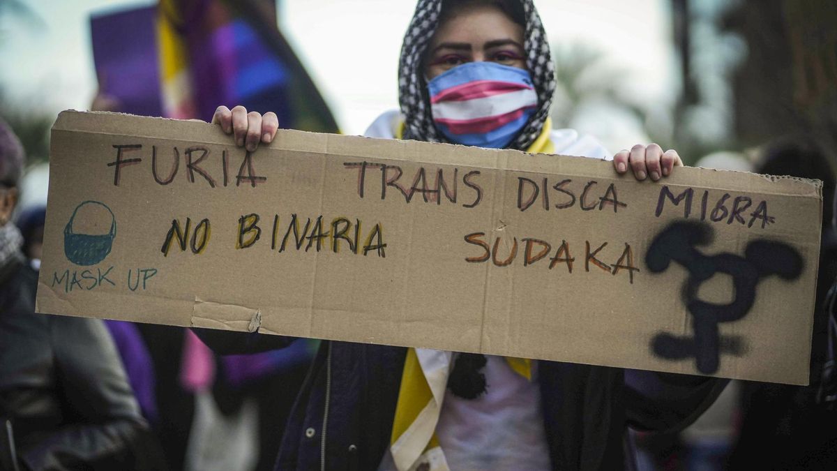 Reivindicación de los derechos trans en Córdoba.