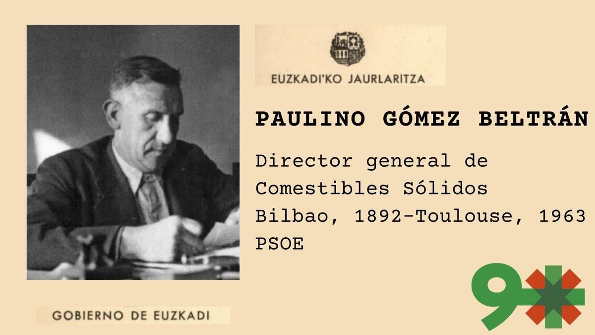 Paulino Gómez Beltrán, el socialista encargado del abastecimiento de los exiliados vascos por la Guerra Civil que creó un sistema de cartillas