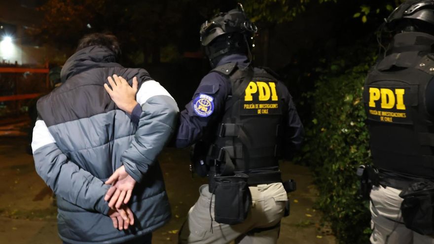 Chile desmantela red de lavado de activos del Tren de Aragua y detiene a 52 personas