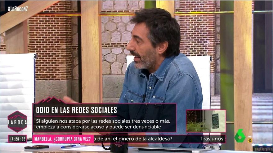 Juan del Val, sobre los 'haters': "Cuando los ves de frente no dicen nada, se acobardan"