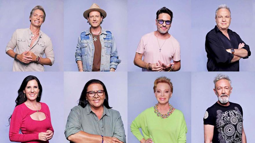 Los ocho artistas consagrados que participarán en la segunda edición de 'Dúos increíbles'