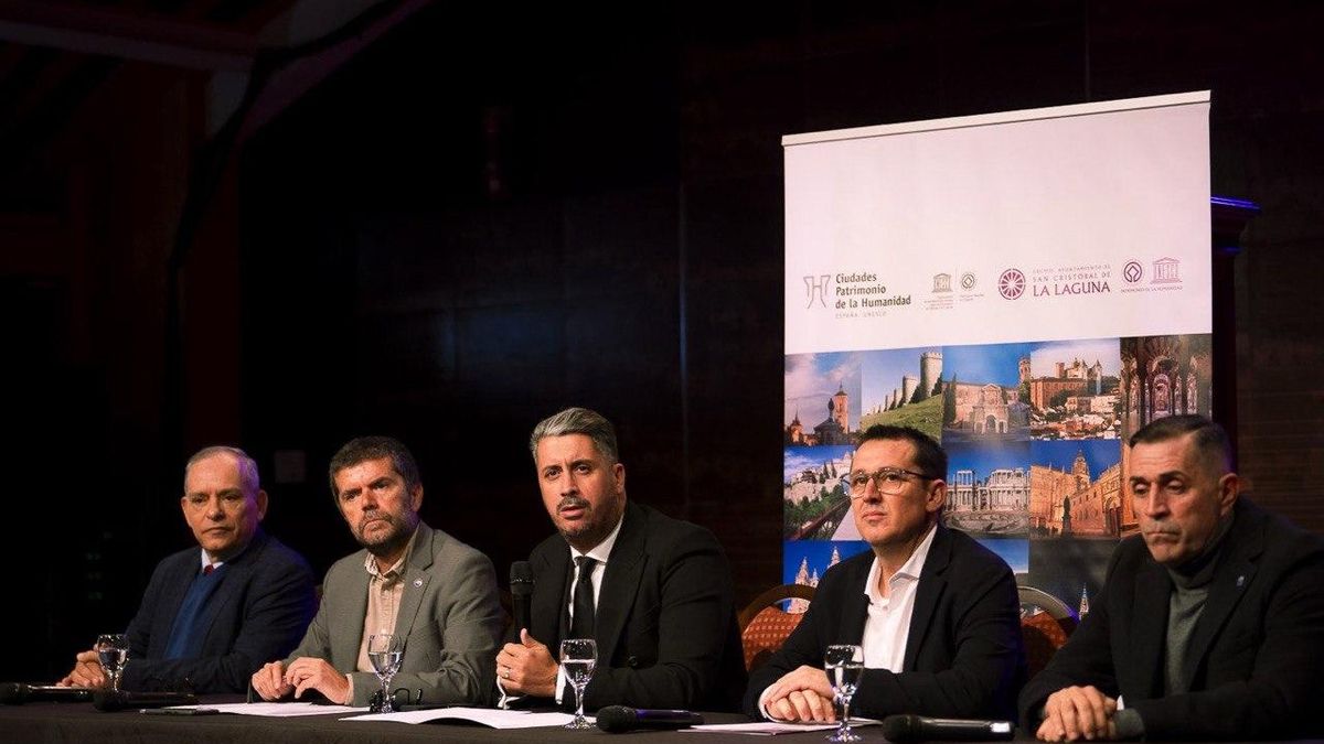 Presentación de los actos por el 25 aniversario de la declaración de La Laguna como ciudad patrimonio de la UNESCO.