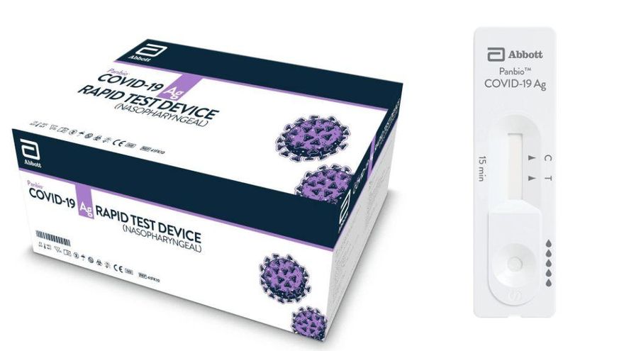 Test de antígenos de la compañía Abbott