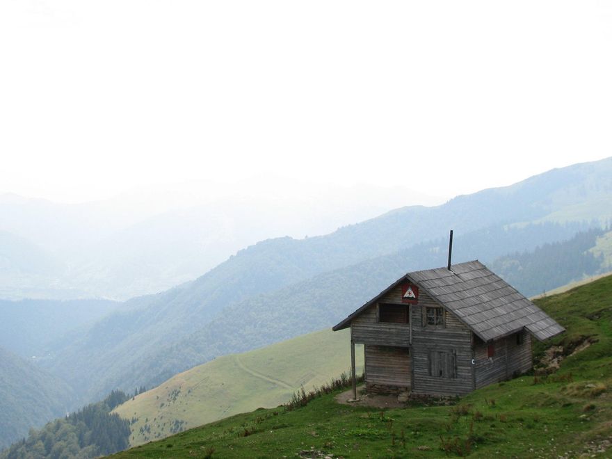 Paisaje rural en los alrededores de Bistrita.