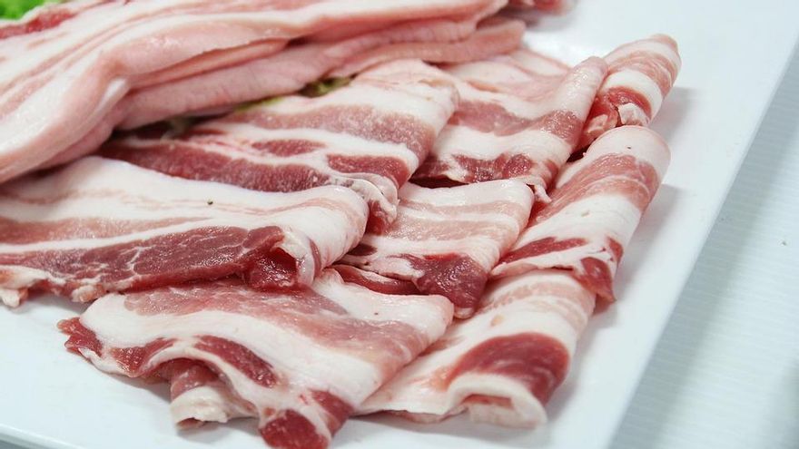 La zurrapa se prepara con tropezones de carne de cerdo