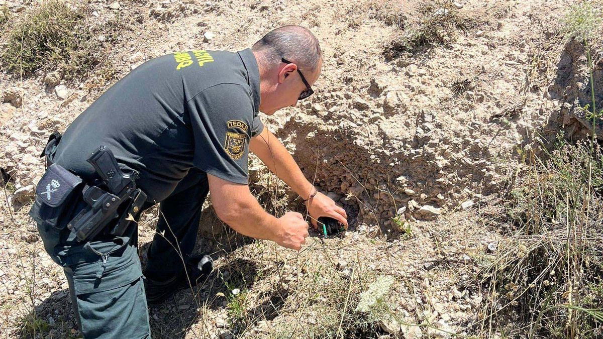 Desactivan en la localidad alcarreña de Gajanejos una granada originaria de la Guerra Civil