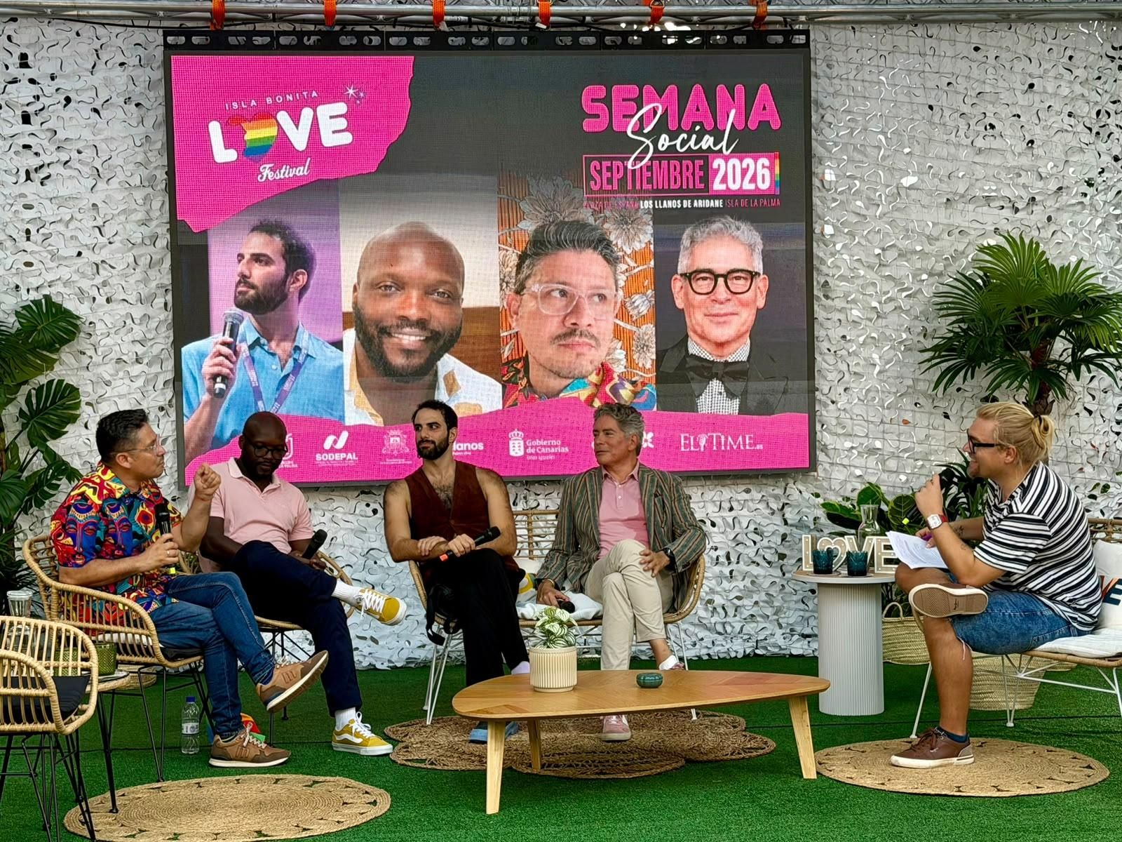 La Semana Social del Love Festival reúne en La Palma testimonios sobre diversidad y activismo.