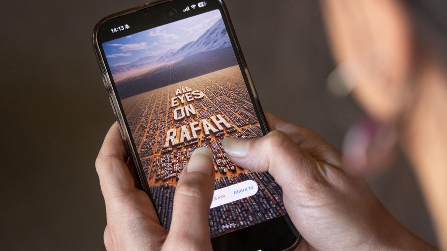 ‘All eyes on Rafah’: la imagen propalestina generada por inteligencia artificial que se multiplica en las redes sociales