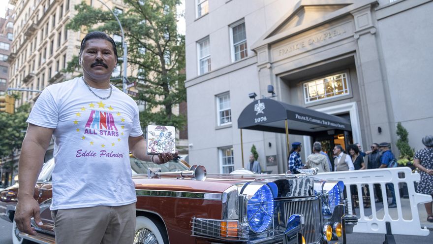 Admiradores y músicos dan último adiós al pianista Eddie Palmieri en Nueva York