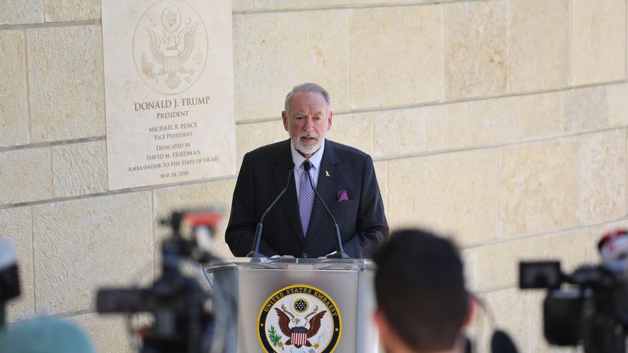 El embajador de EEUU en Israel a Trump: Nadie ha estado en su lugar "desde Truman en 1945"