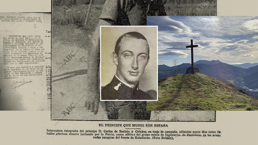 El príncipe Borbón sublevado contra la república que murió en la Guerra Civil en Eibar, la misma cuna de la república