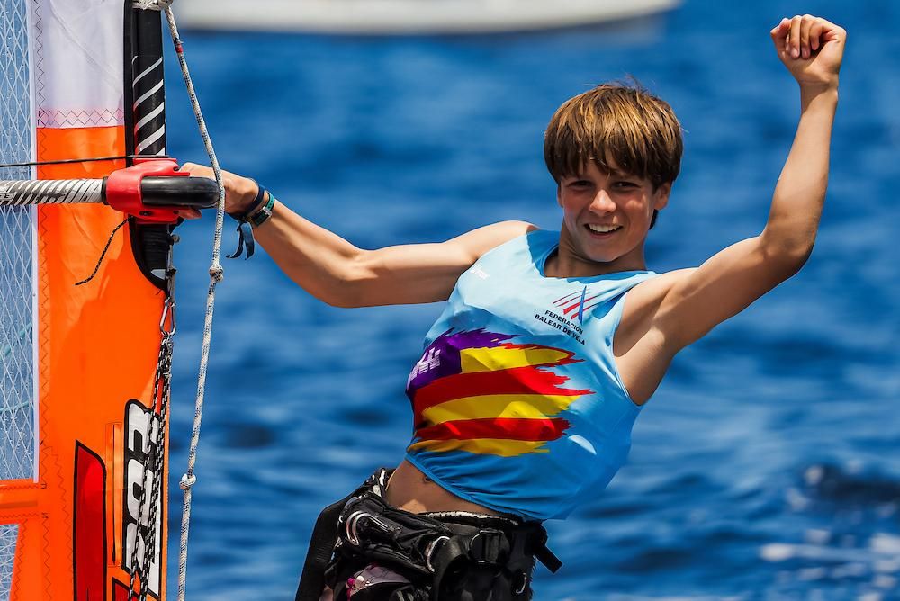 Joshua Castro, campeón de España de la clase Techno 293.