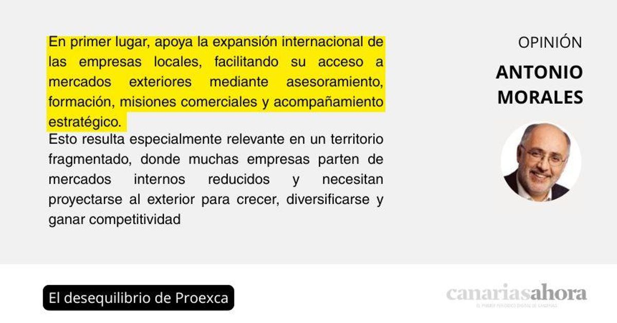 El desequilibrio de Proexca