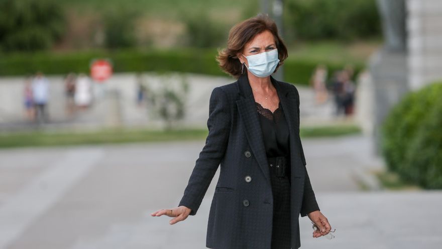 La vicepresidenta primera del Gobierno, Carmen Calvo, en una imagen de archivo