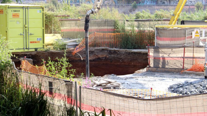 Adif da por reparado el socavón de Montcada y pone la infraestructura ferroviaria a disposición de Rodalies