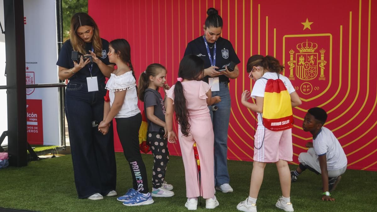 Fanzone de la Selección Española de Fútbol Femenina