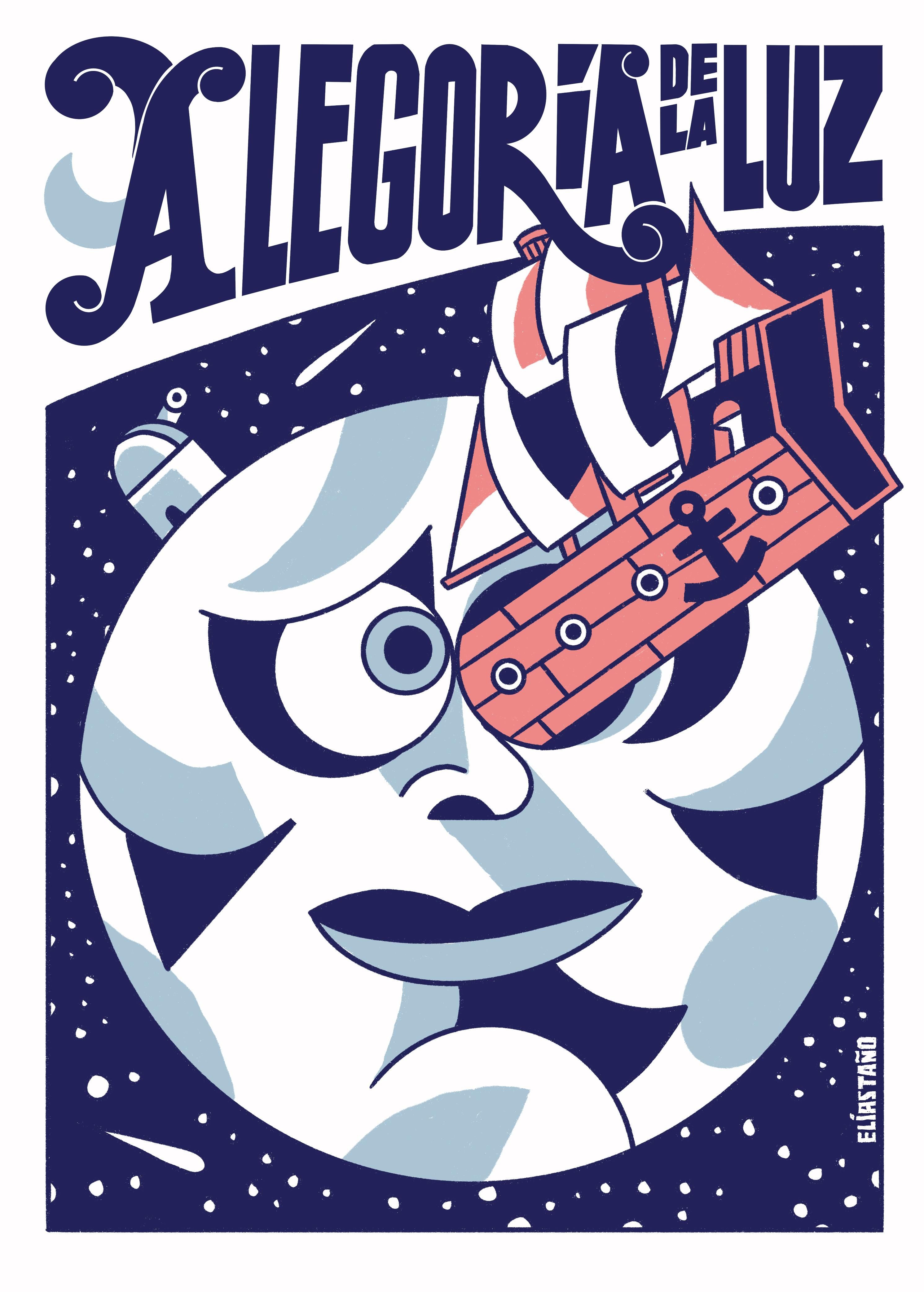 Cartel de la ‘Alegoría de la Luz’.