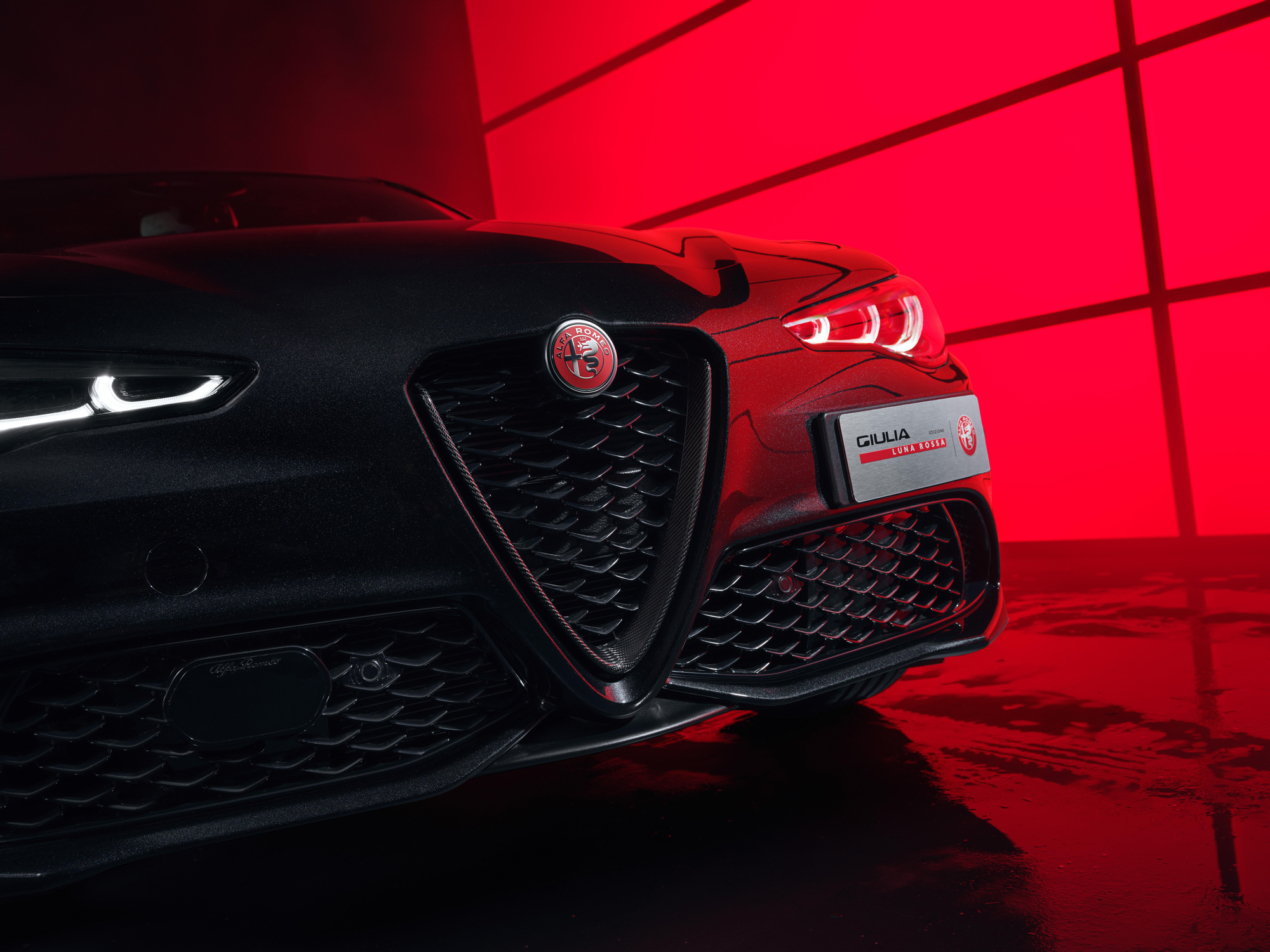 Aspecto imponente el del Giulia en esta versión exclusiva.