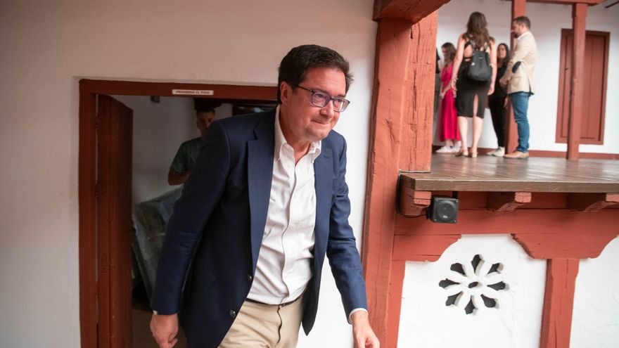 El ministro para la Transformación Digital y de la Función Pública, Óscar López, en Almagro.