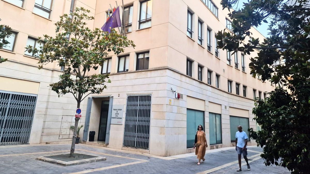 Seu provisional del TSJ-CV, en una imatge d'arxiu.