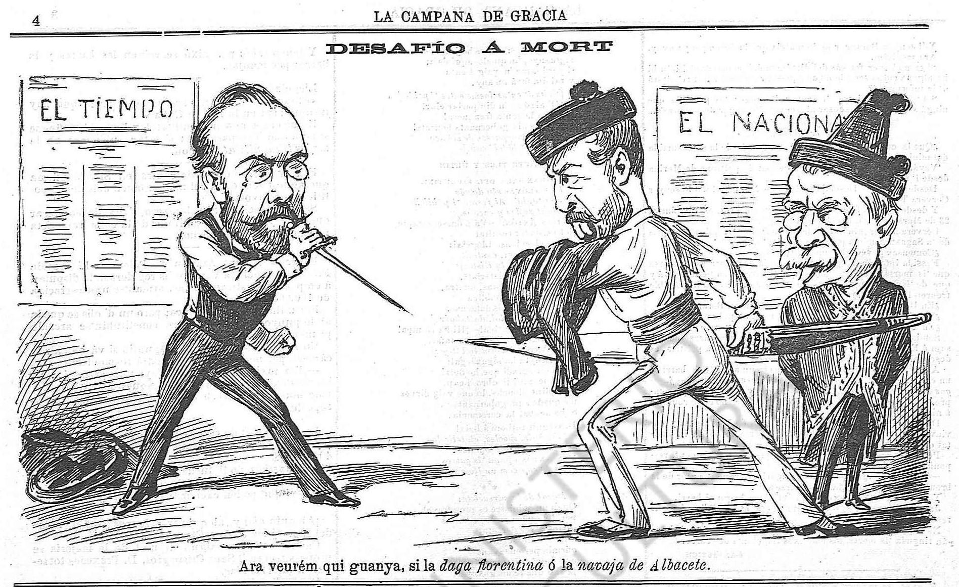 Curiosa ilustración de 1893